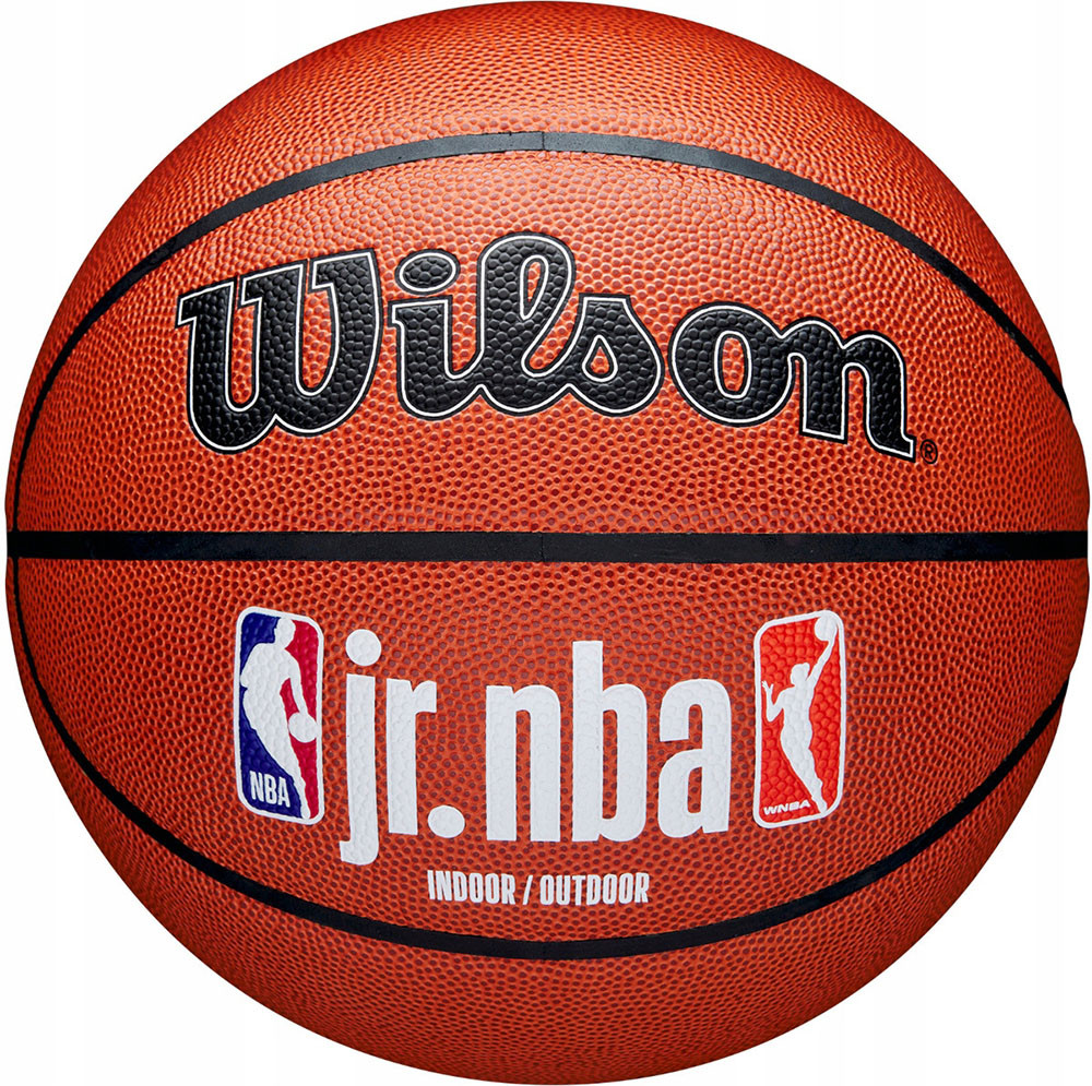 Мяч баск. WILSON JR.NBA Fam Logo Indoor Outdoor, WZ2009801XB7, р.7  композит, бутил. кам., коричневый